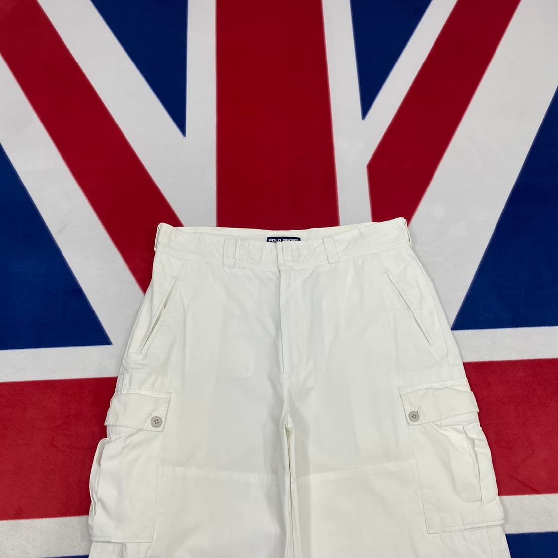 폴로스포츠 화이트 카고팬츠 36 상품이미지2