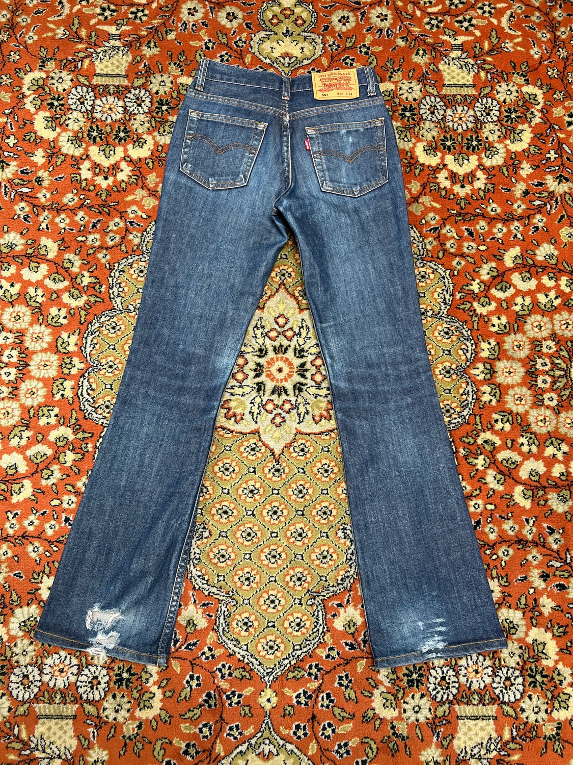 [25] 리바이스 557 부츠컷 플레어진 데님팬츠  상품이미지4