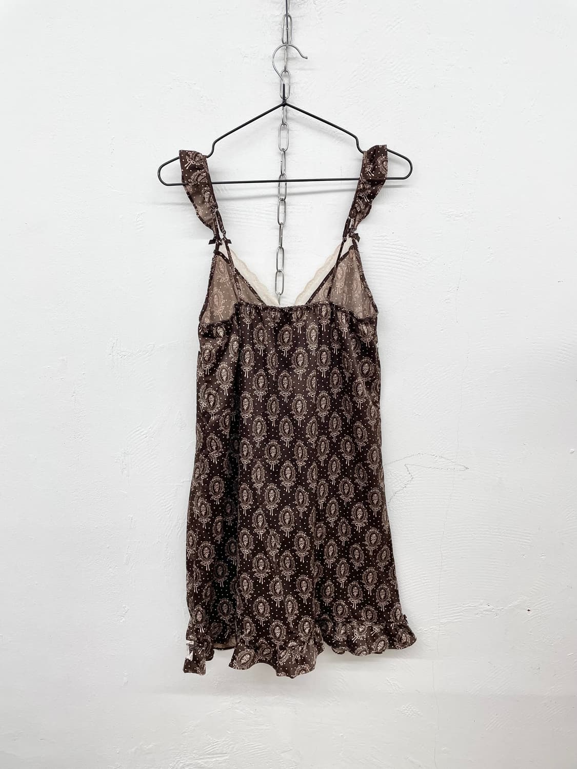 엔틱 로맨틱 브라운 프릴 슬립 상품이미지6