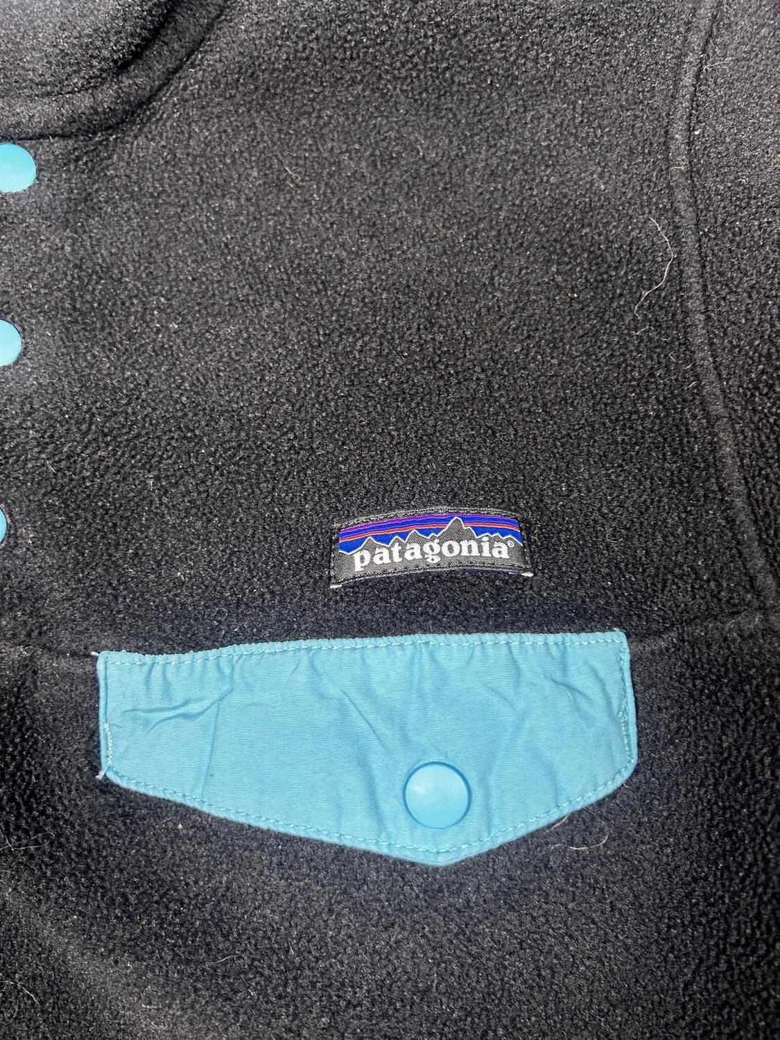 10s 파타고니아 신칠라 스냅-T 블랙/민트 니카라과 상품이미지2
