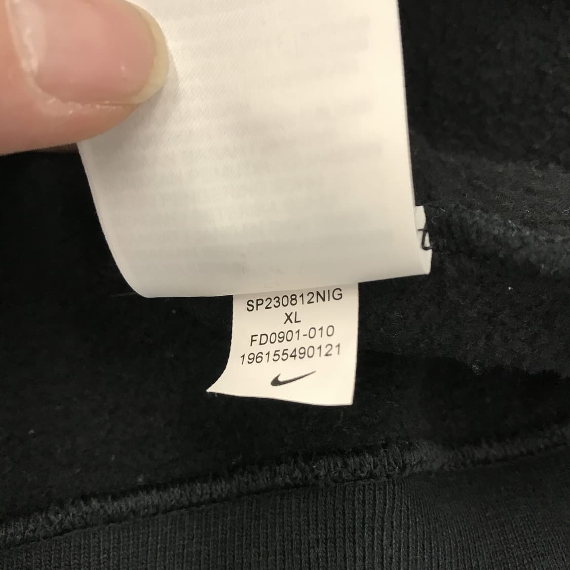 나이키 신형 자수 스우시 스웻셔츠 [XL] 상품이미지6