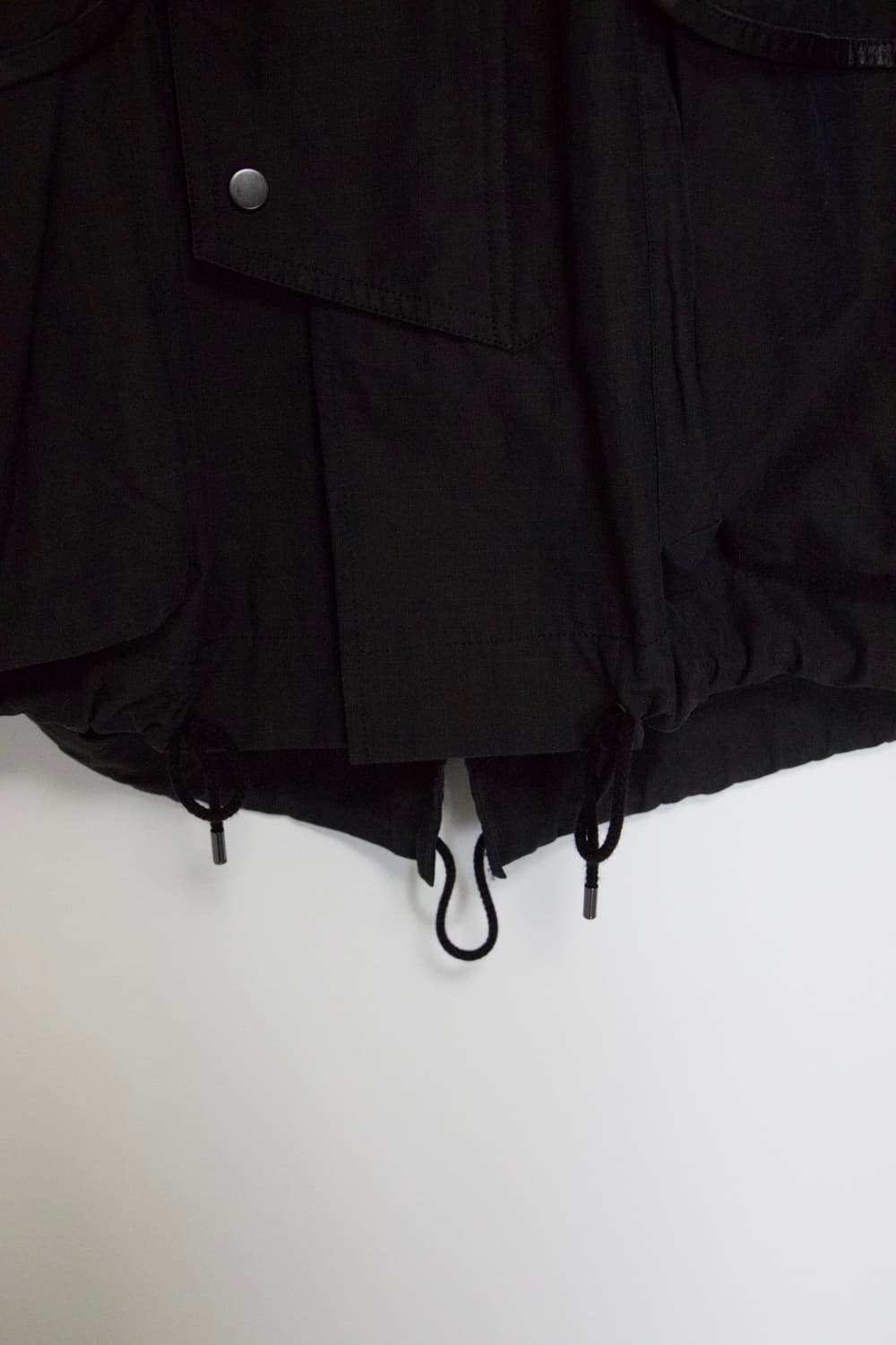 (새상품)오라리 워시드 핀스 립스탑 샴브레이 빅필드 블루종 블랙 샴브레이 상품이미지4