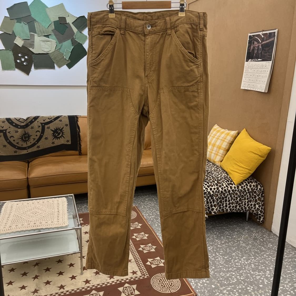 유니클로 빈티지 캐주얼 스트릿 페인터 코튼팬츠 면바지 M C09842 상품이미지3