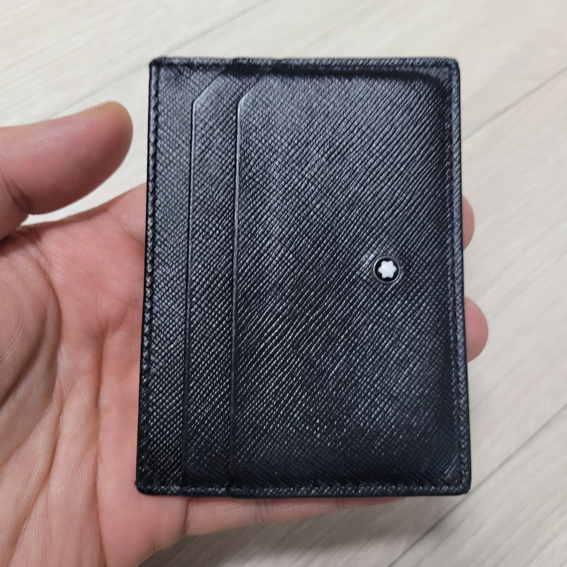정품 몽블랑 블랙 카드지갑 상품이미지1