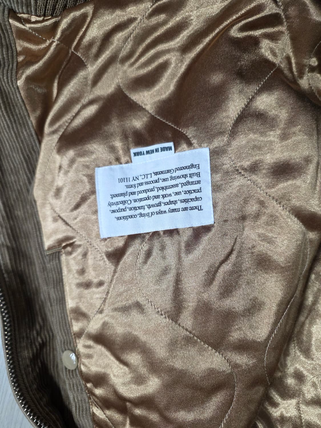 엔지니어드 가먼츠 ll jacket 코듀로이 상품이미지2