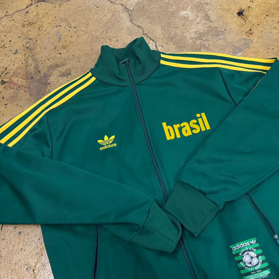 아디다스 그린 초노 브라질 져지 트랙탑 상품이미지1