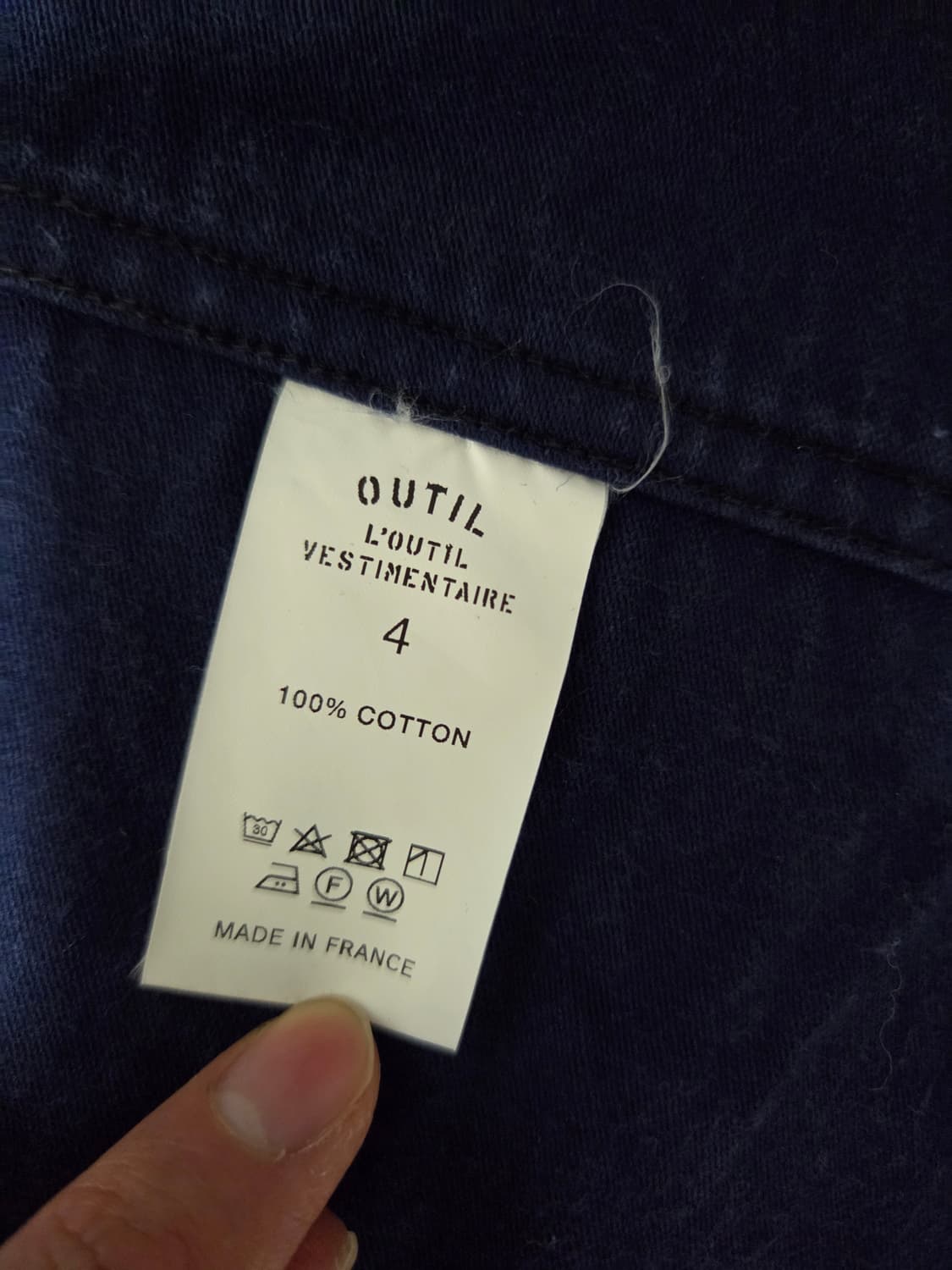Outil 우티 몰스킨 프렌치 워크자켓 4사이즈 상품이미지4