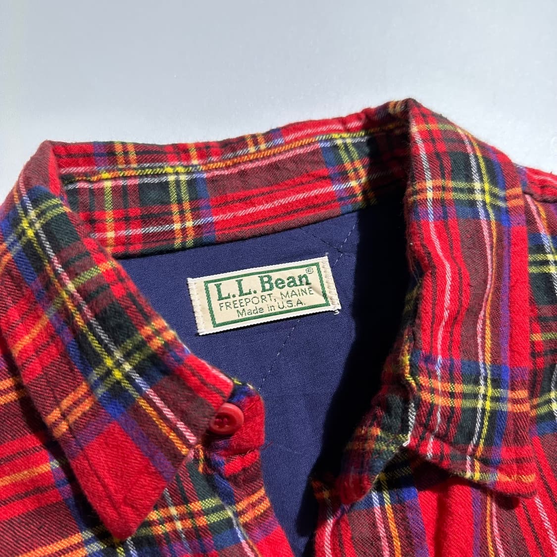 L.L.Bean 엘엘빈 타탄체크 포켓 셔츠 자켓 상품이미지3