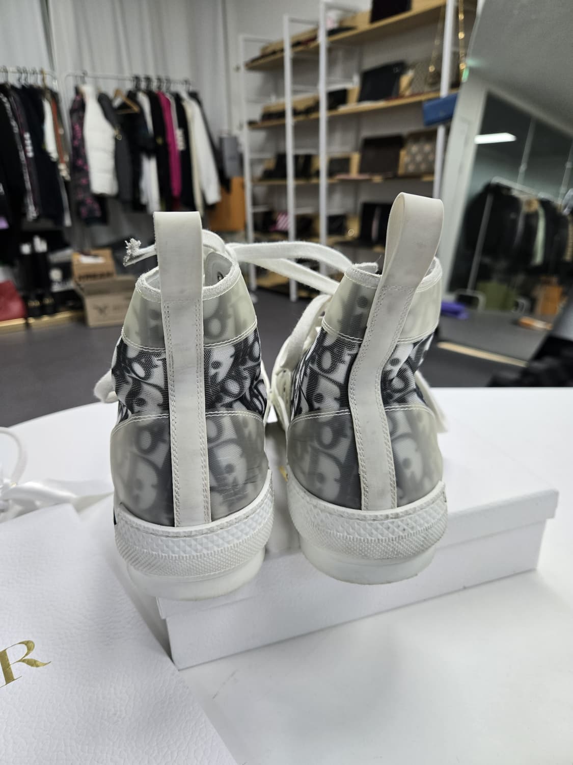[A급컨디션]디올 오블리크 하이탑 스니커즈 상품이미지6