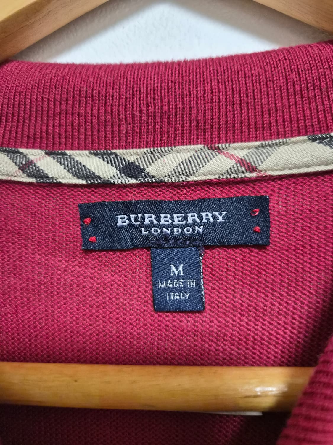 버버리Burberry 카라 니트 M사이즈 - T31 상품이미지4