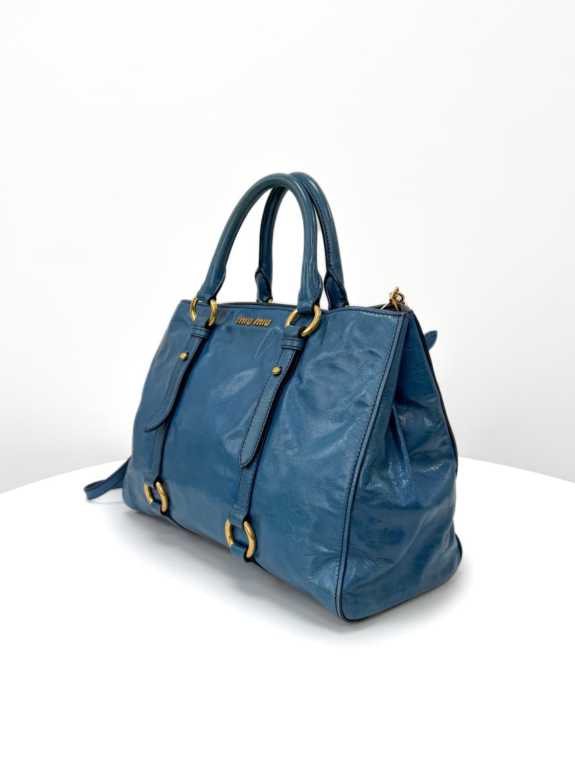 미우미우 비텔로 샤인 Oceano 2-Way Bag 상품이미지2