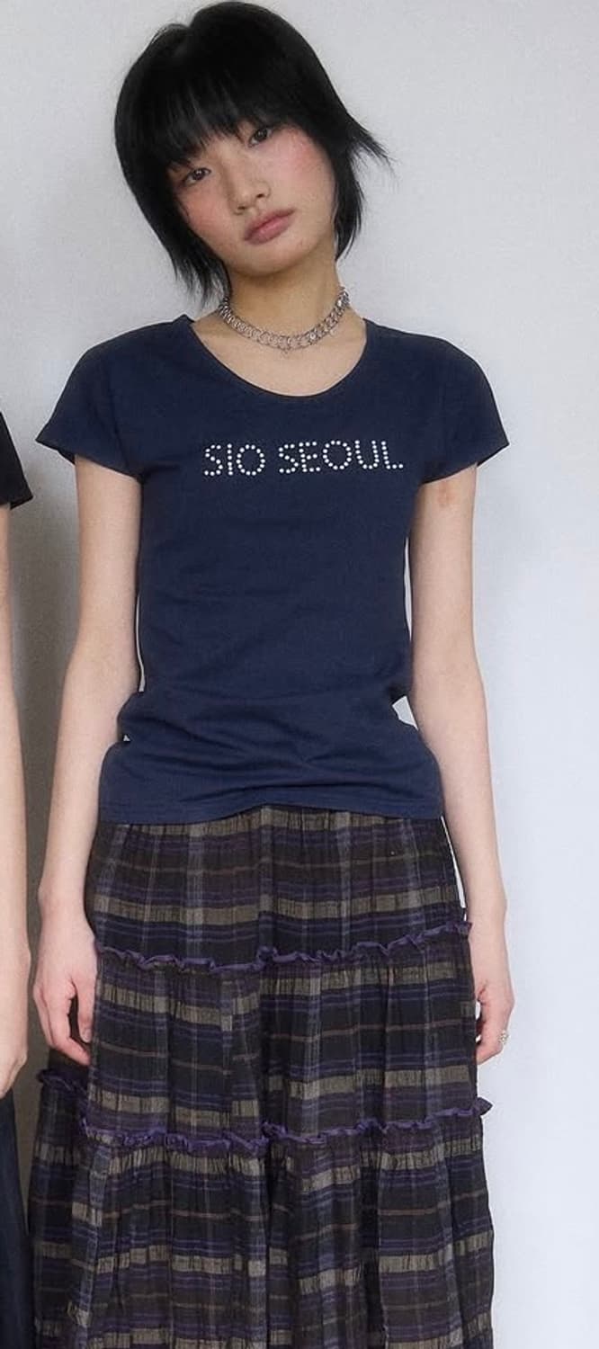 시오서울 반팔 네이비 상품이미지2