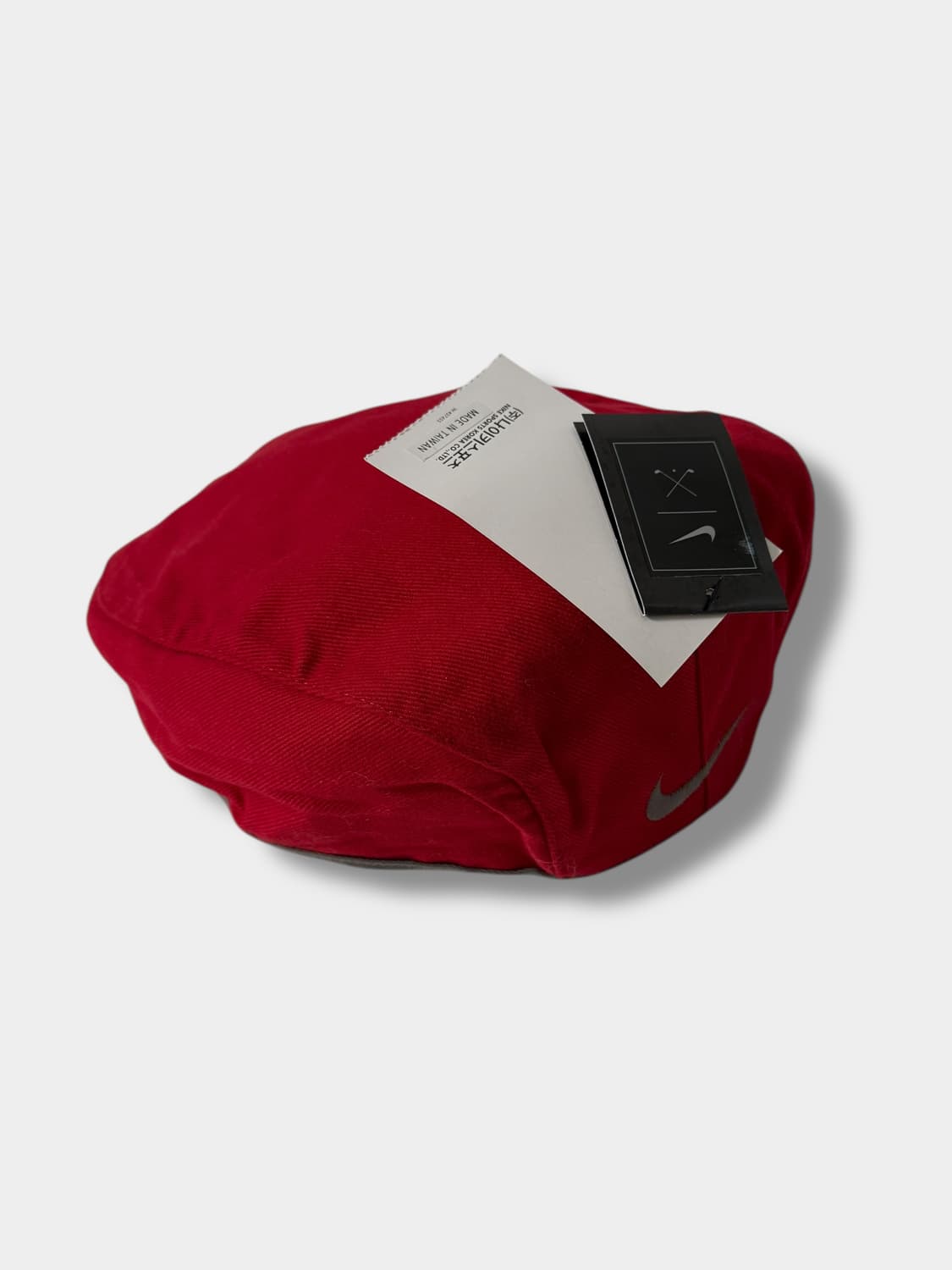 나이키 90‘s 스우시 레드 모직 베레모 헌팅캡 상품이미지1