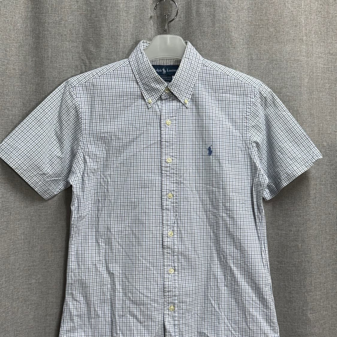 [95] 폴로 랄프로렌 반팔 체크 면 셔츠 남방 상품이미지2