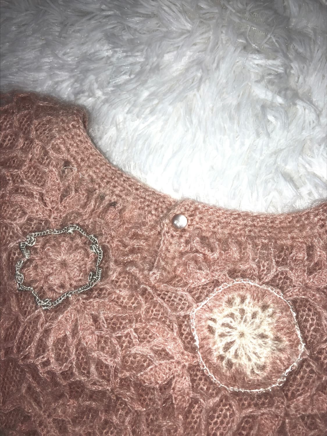 rose flower knit 상품이미지3