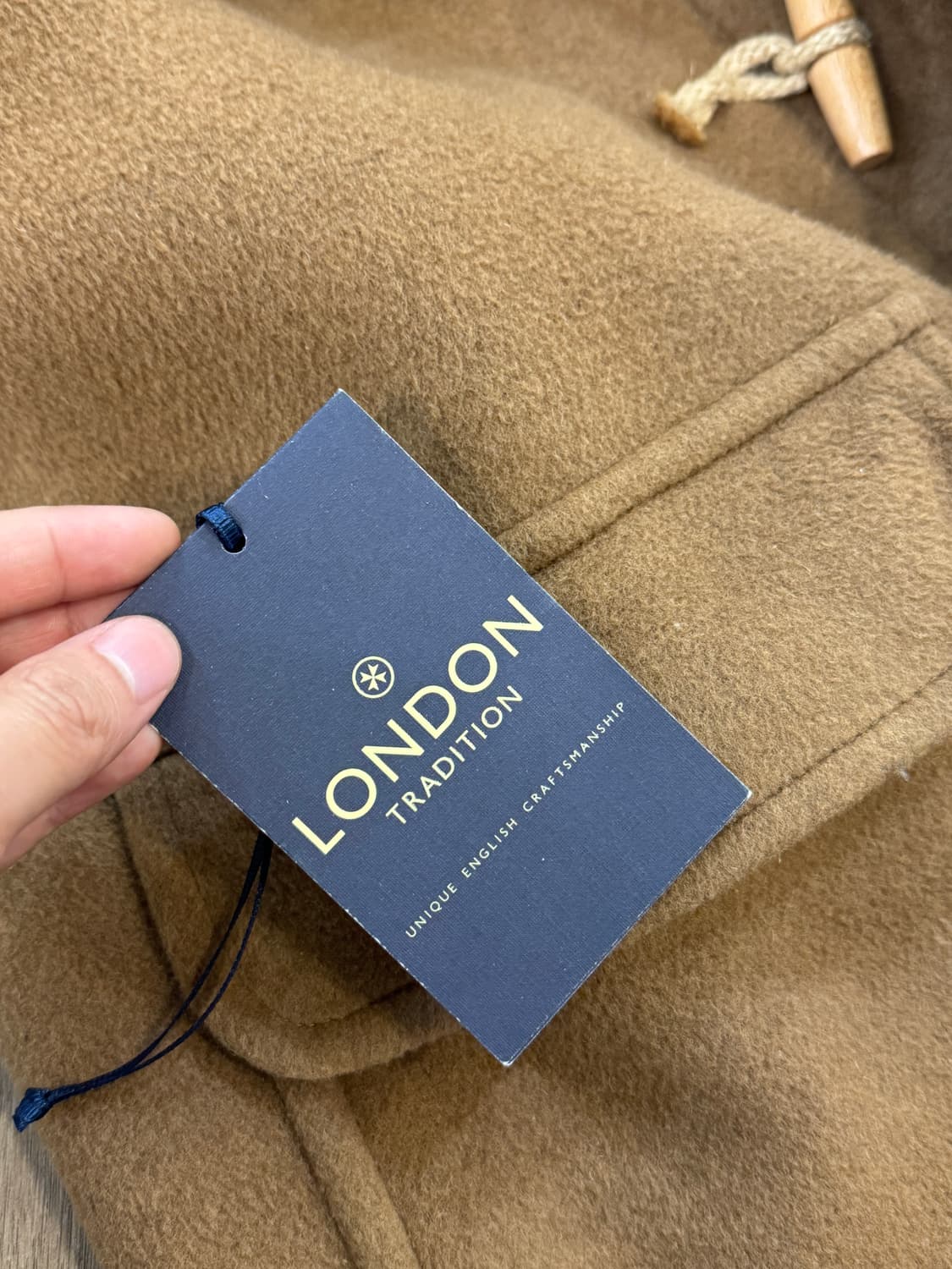 런던트레디션 뉴 VICUNA 오버사이즈 더플코트 - 38사이즈 상품이미지9