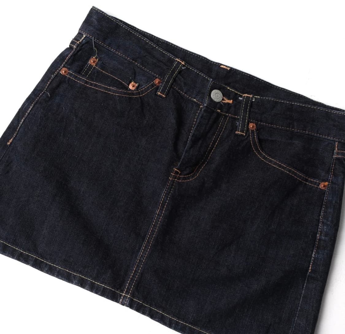 Beams Boy 진청 데님 스커트 상품이미지2