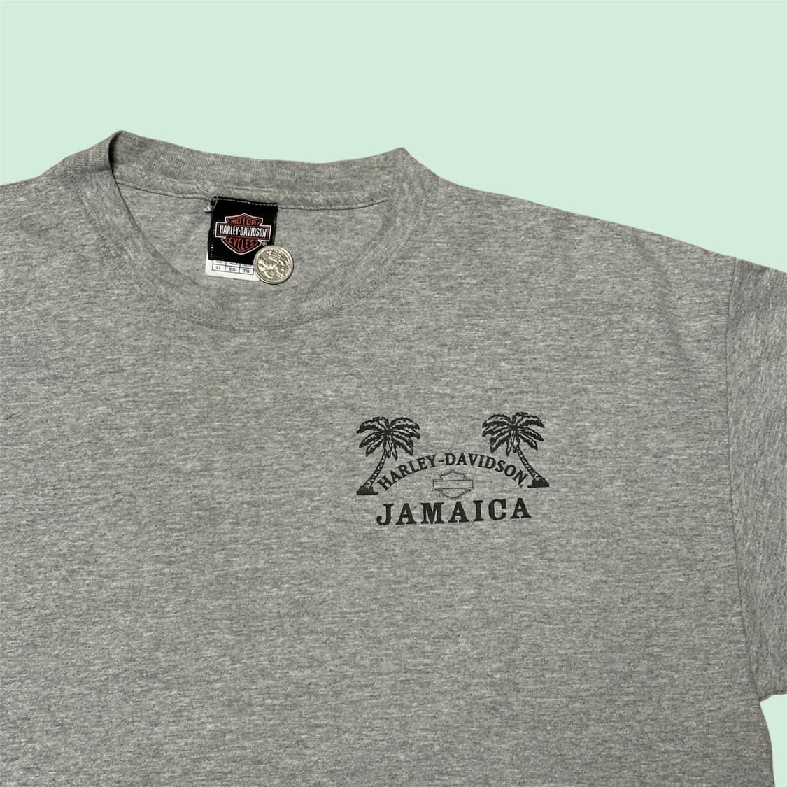 할리 데이비슨 튜블라 반팔 티셔츠 XL 상품이미지3