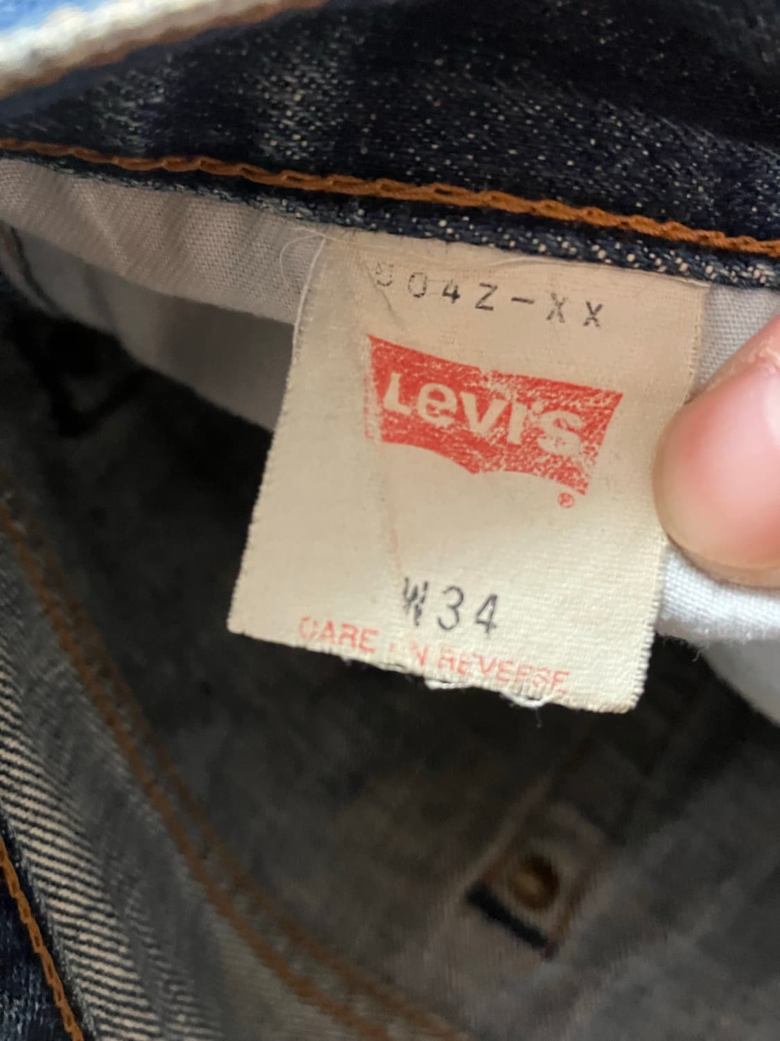 90s 빈티지 리바이스 빅E 셀비지 리메이크 데님팬츠 상품이미지5
