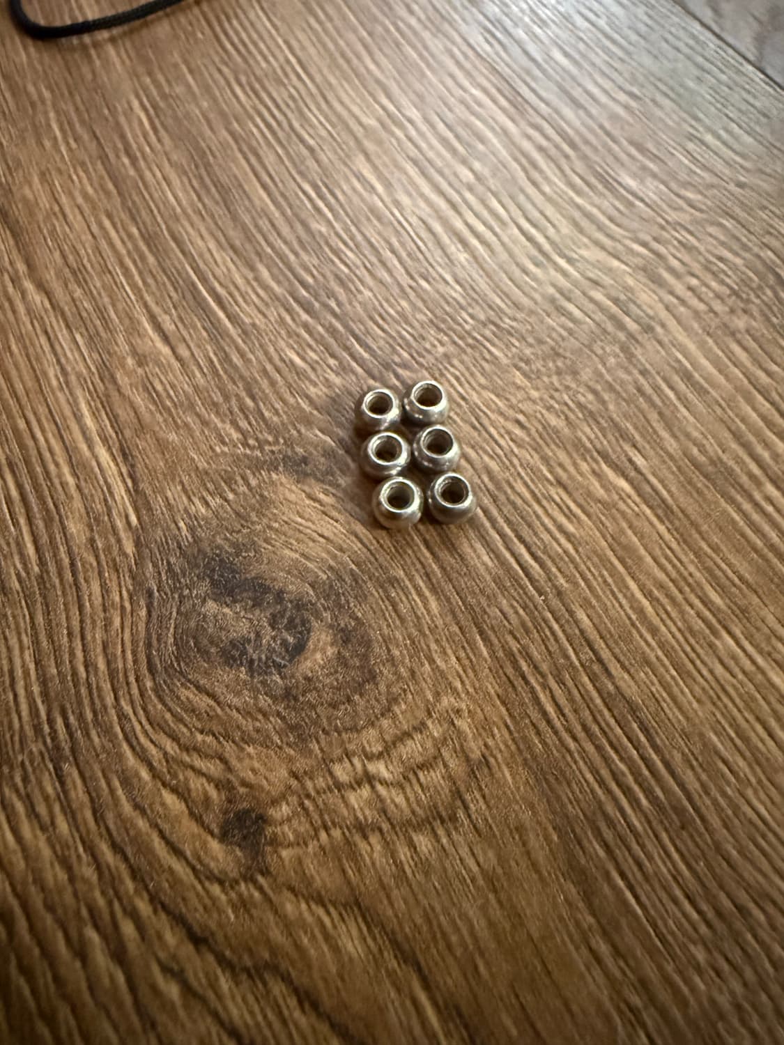 Goros 가죽줄 디와이용 925 실버비즈 XL 6개세트 상품이미지1