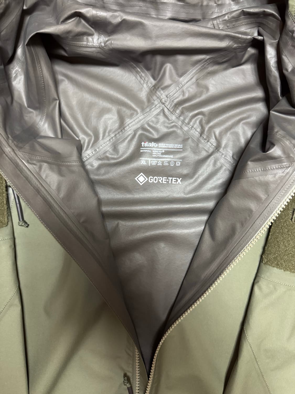 티락 Stinger MIG GTX Paclite+ Jacket 카키 XL 상품이미지6