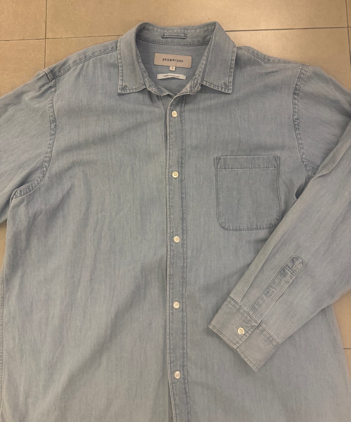 Brownyard 데님셔츠 사이즈5 상품이미지2