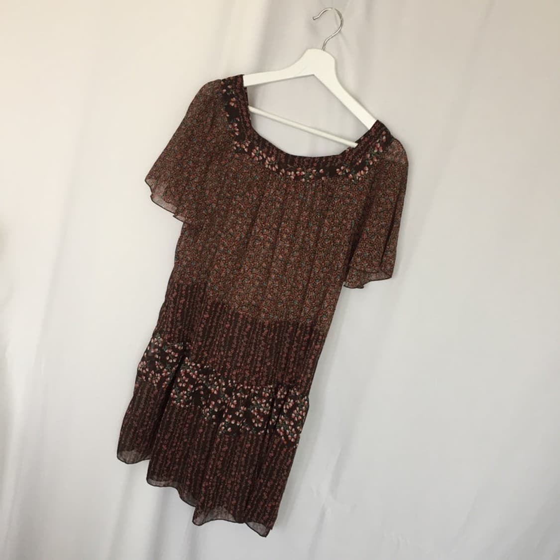678. chiffon full warm flowers dress 상품이미지4