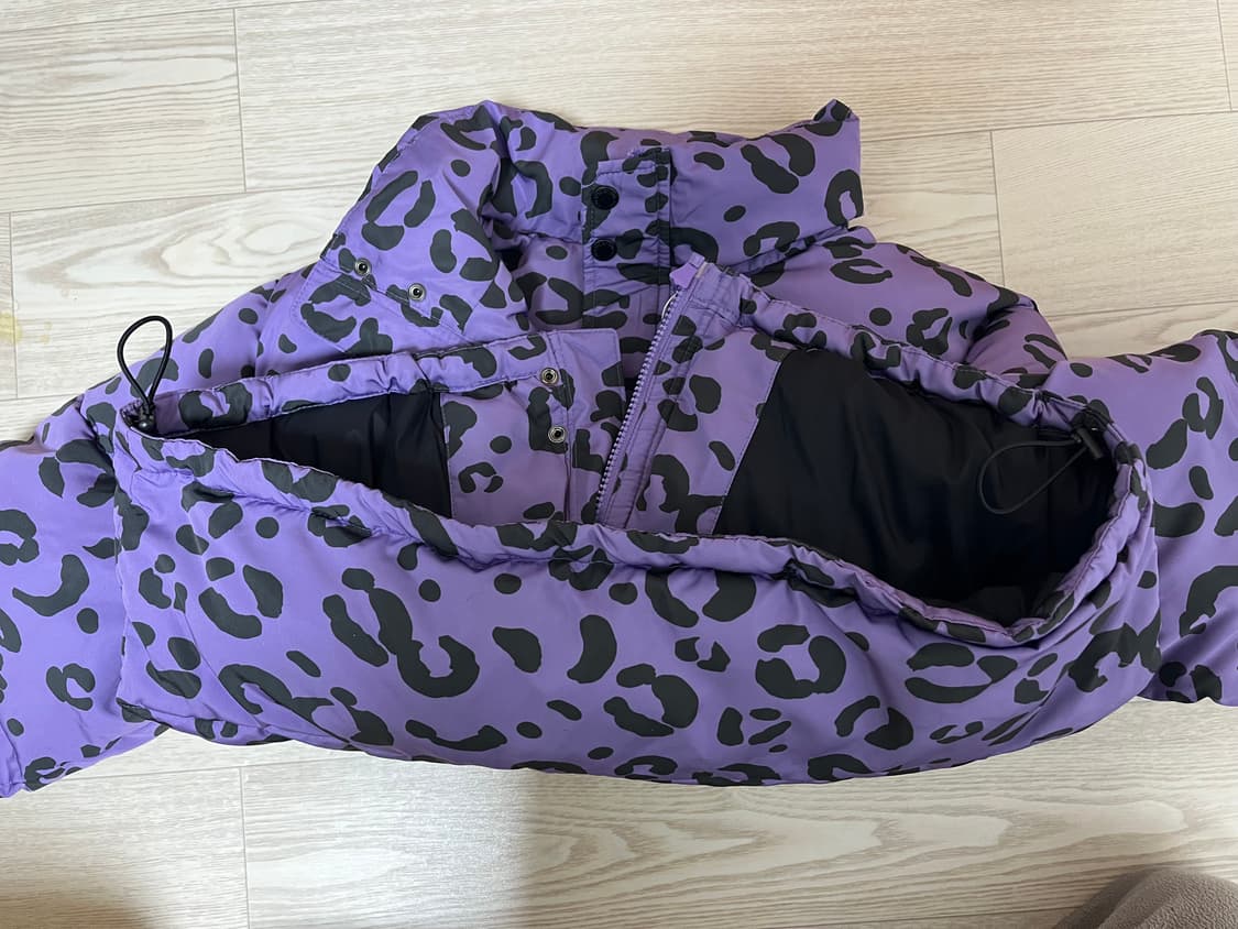 oioi 레오파드 퍼플 패딩  상품이미지8
