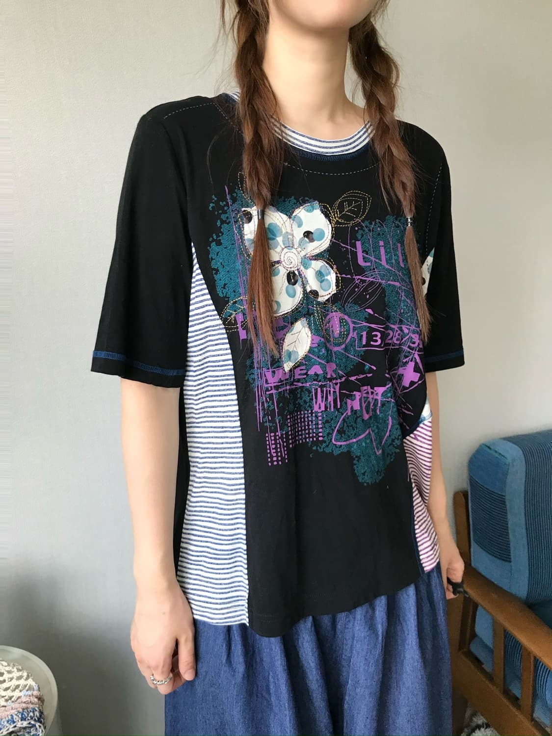 sui flower top 상품이미지2