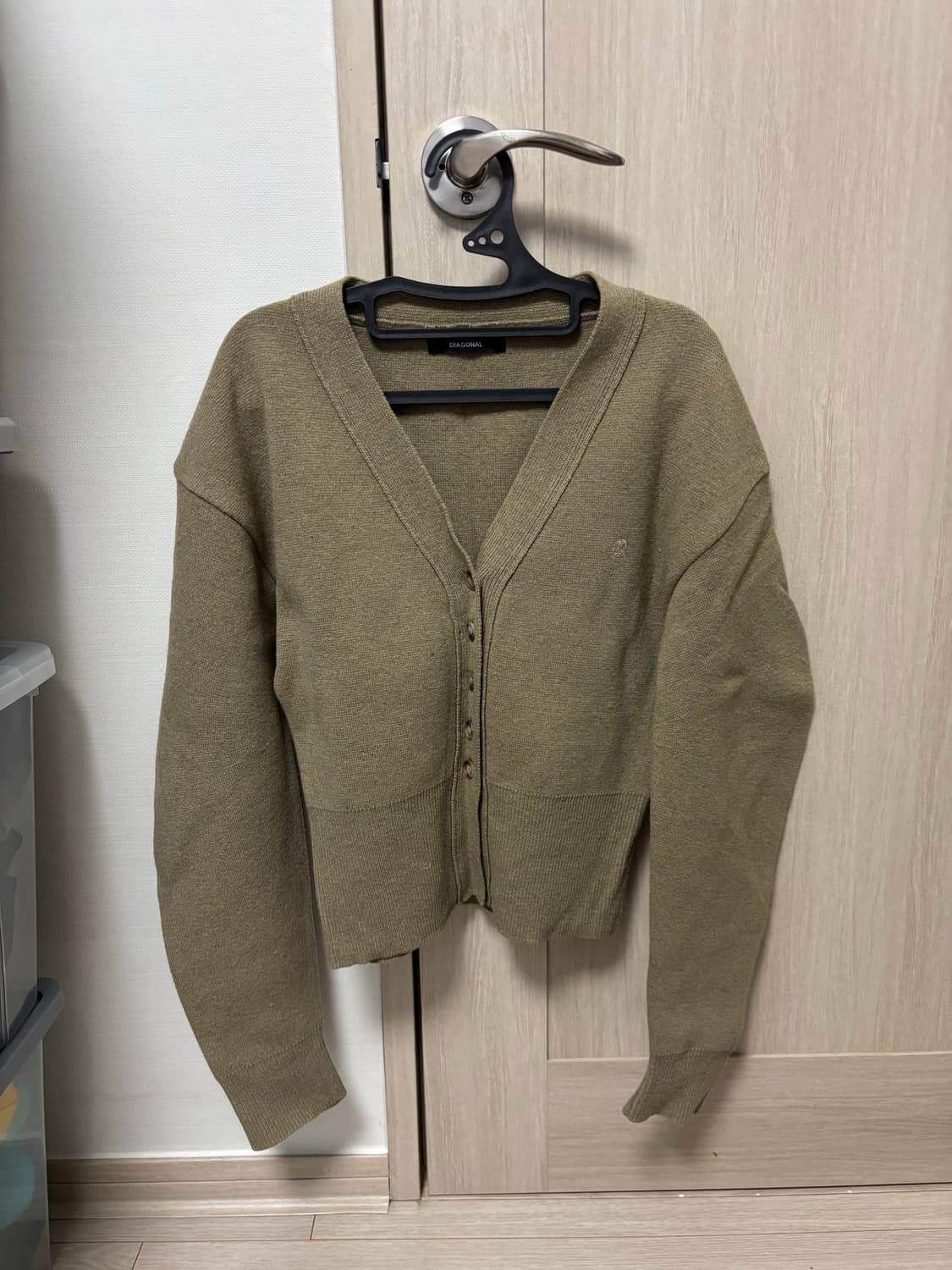 DIAGONAL 다이애그널 라운드 실루엣 가디건 상품이미지5