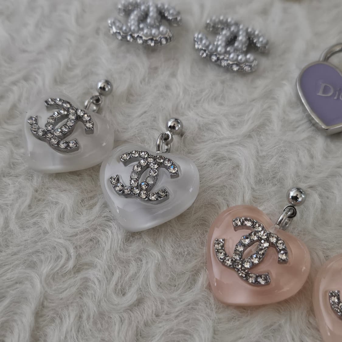 샤넬 디올 정품 빈티지 업사이클링 귀걸이 모음 상품이미지5