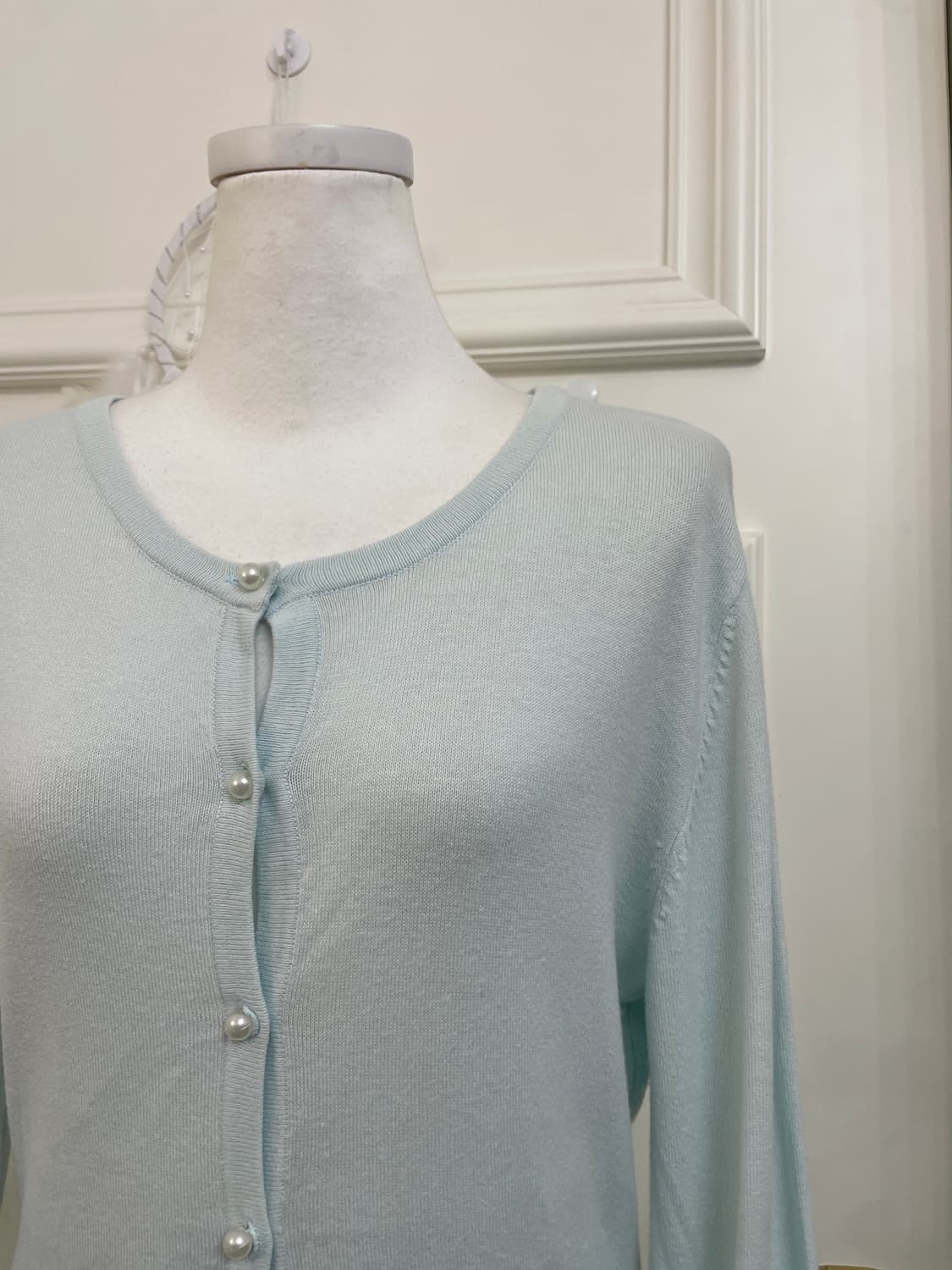 mint pearl point loose cardigan(size-L) 상품이미지7