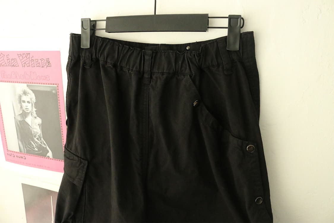 주카 블랙 카고 스커트  상품이미지5
