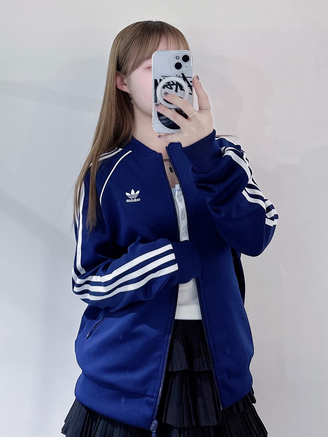 아디다스 삼선 네이비 트랙탑 상품이미지1