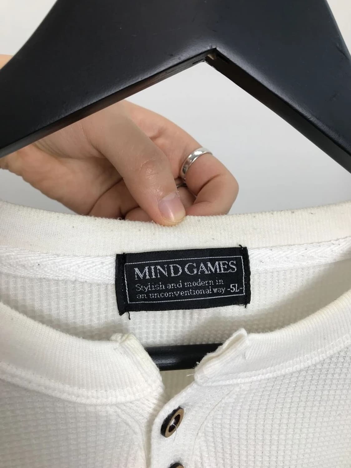 Mindgames Waffle Henley Long Sleeve 상품이미지7