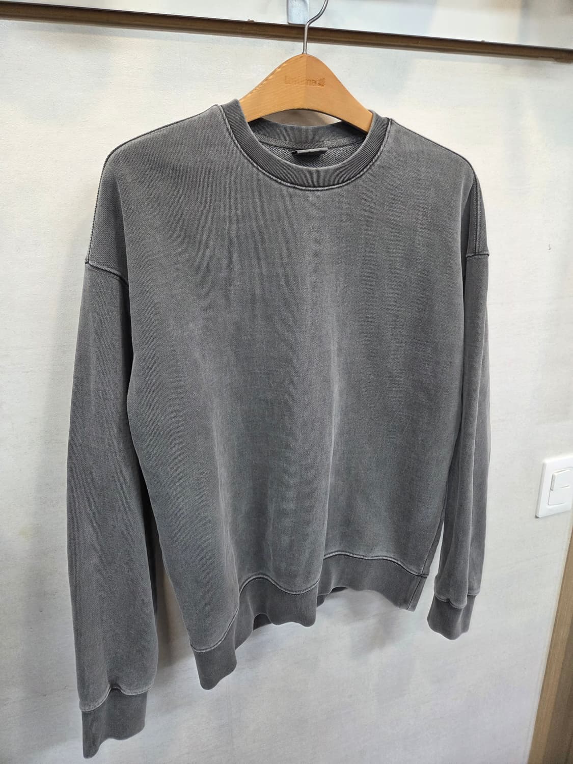 소버먼트 피그먼트 맨투맨 m 오버핏  상품이미지5