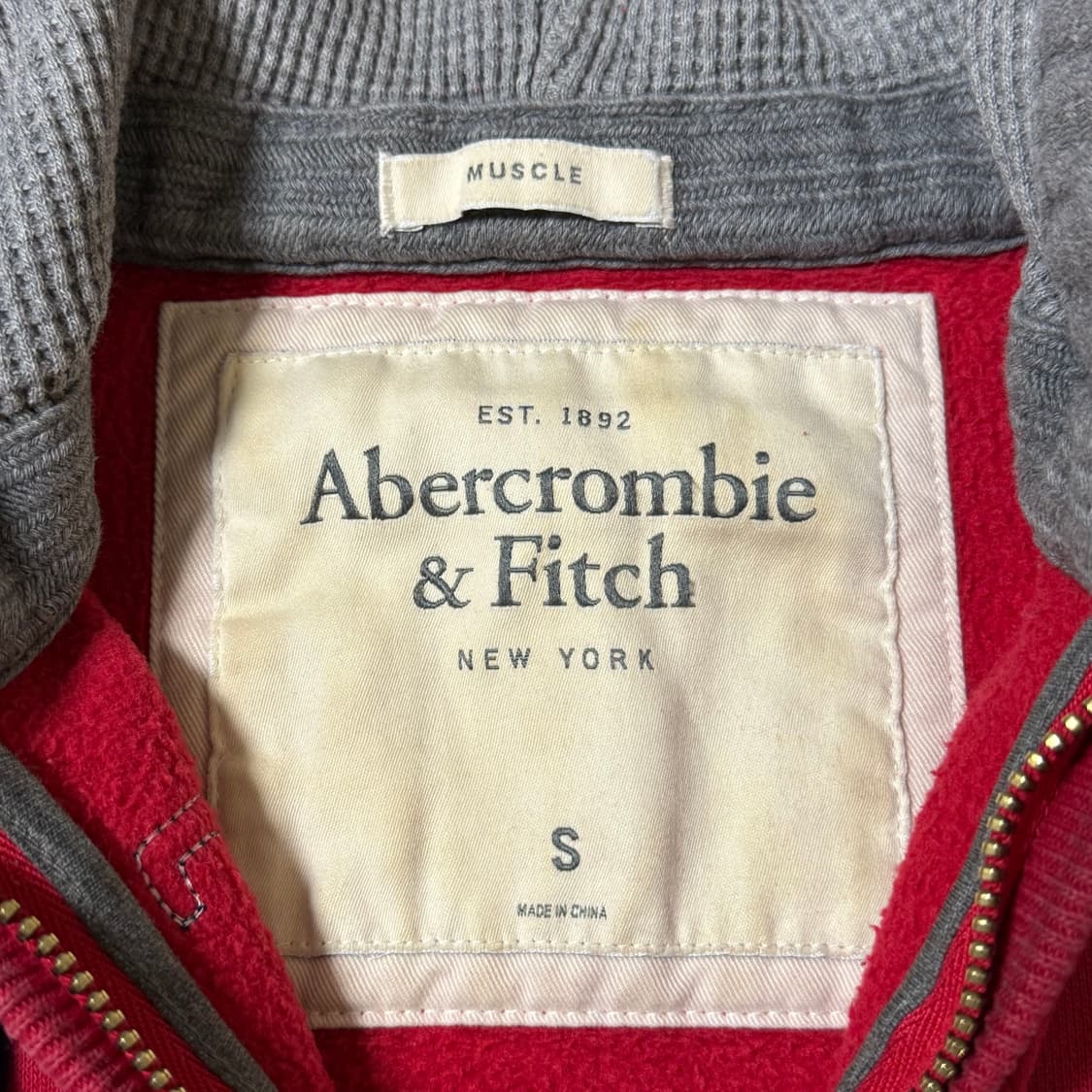 아베크롬비 후드 집업 S 상품이미지5