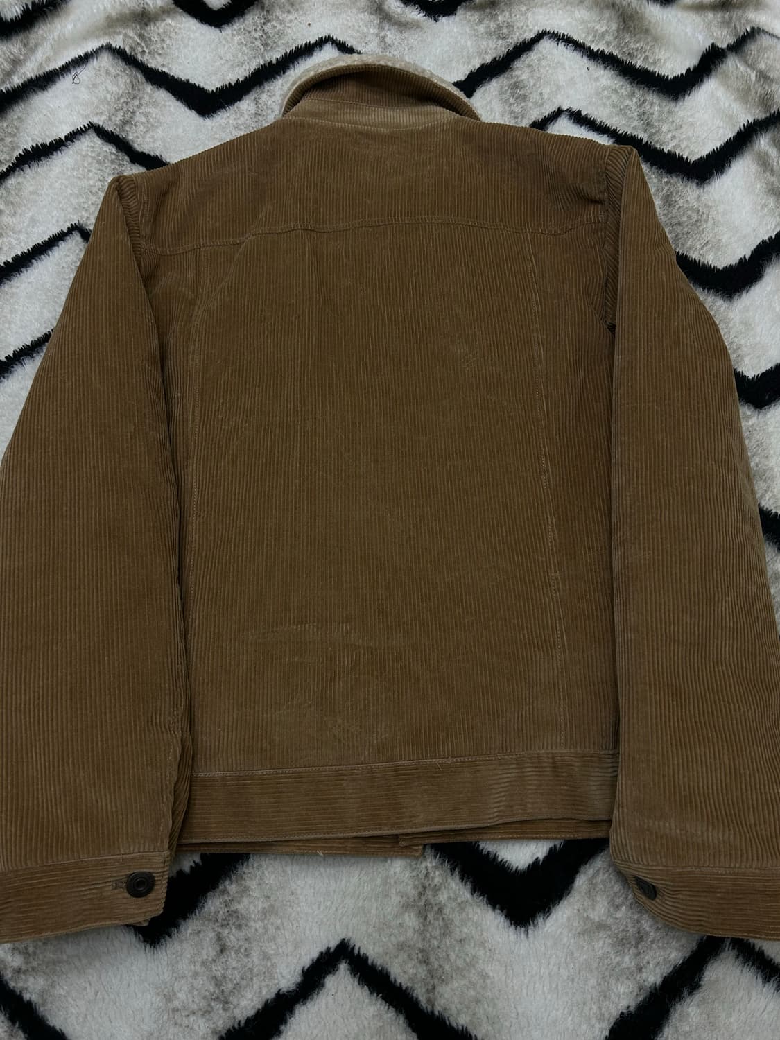 [한국XL]ZARA 코듀로이 쉐르파 자켓/브라운 상품이미지4