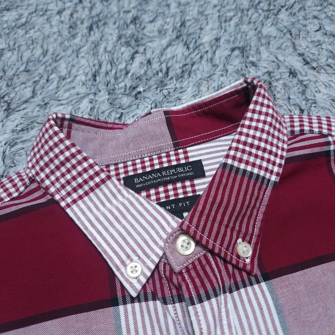 바나나리퍼블릭) L(105) 남자 체크셔츠남방 / 왕눈이샵 상품이미지8