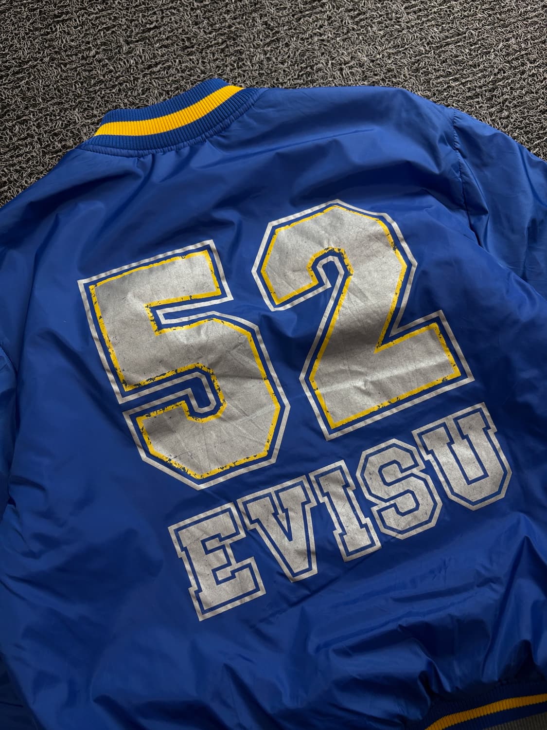 에비수 올드스쿨 빅로고 바시티 자켓 1656 상품이미지5