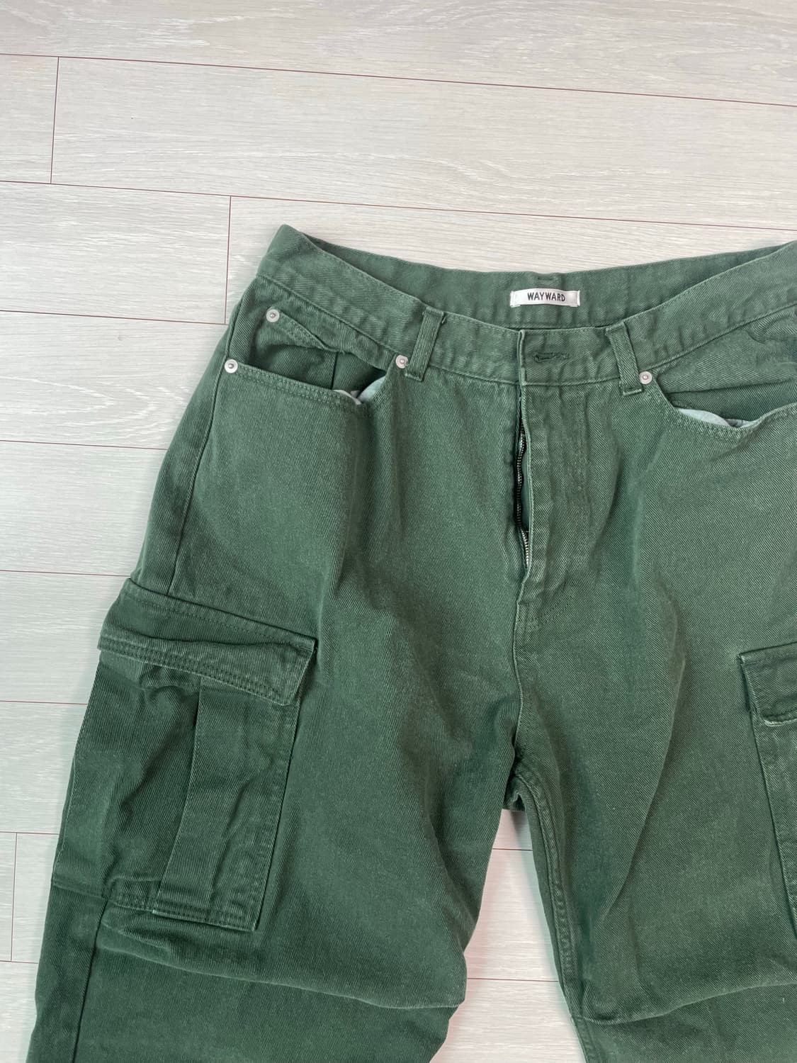 더블 포켓 와이드 카고 팬츠 상품이미지2