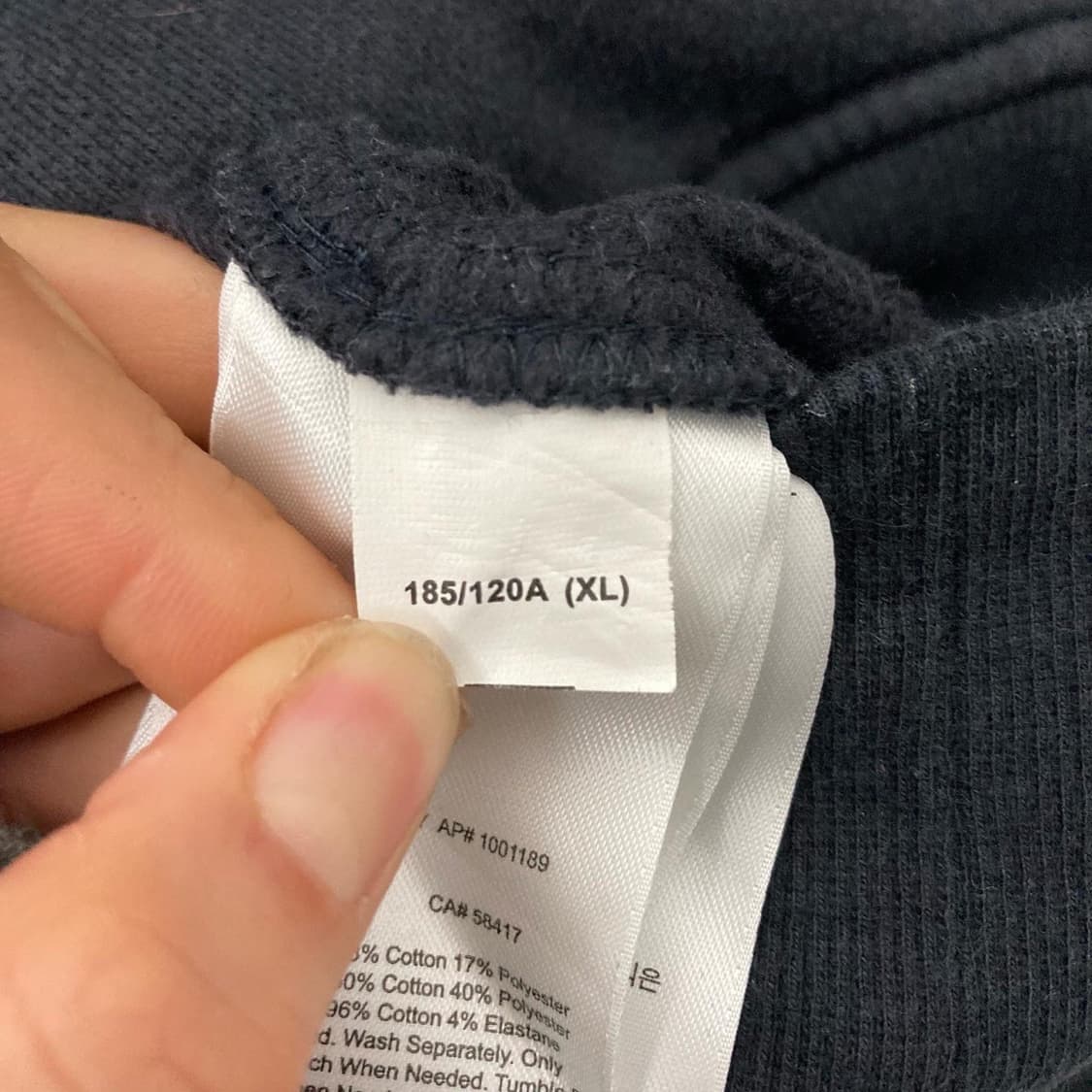 팀버랜드 블랙 블루 로고 프린팅 후드티 상품이미지4