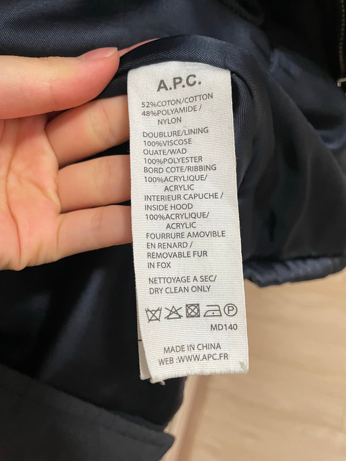 A.P.C. N-3B manille parka 상품이미지5