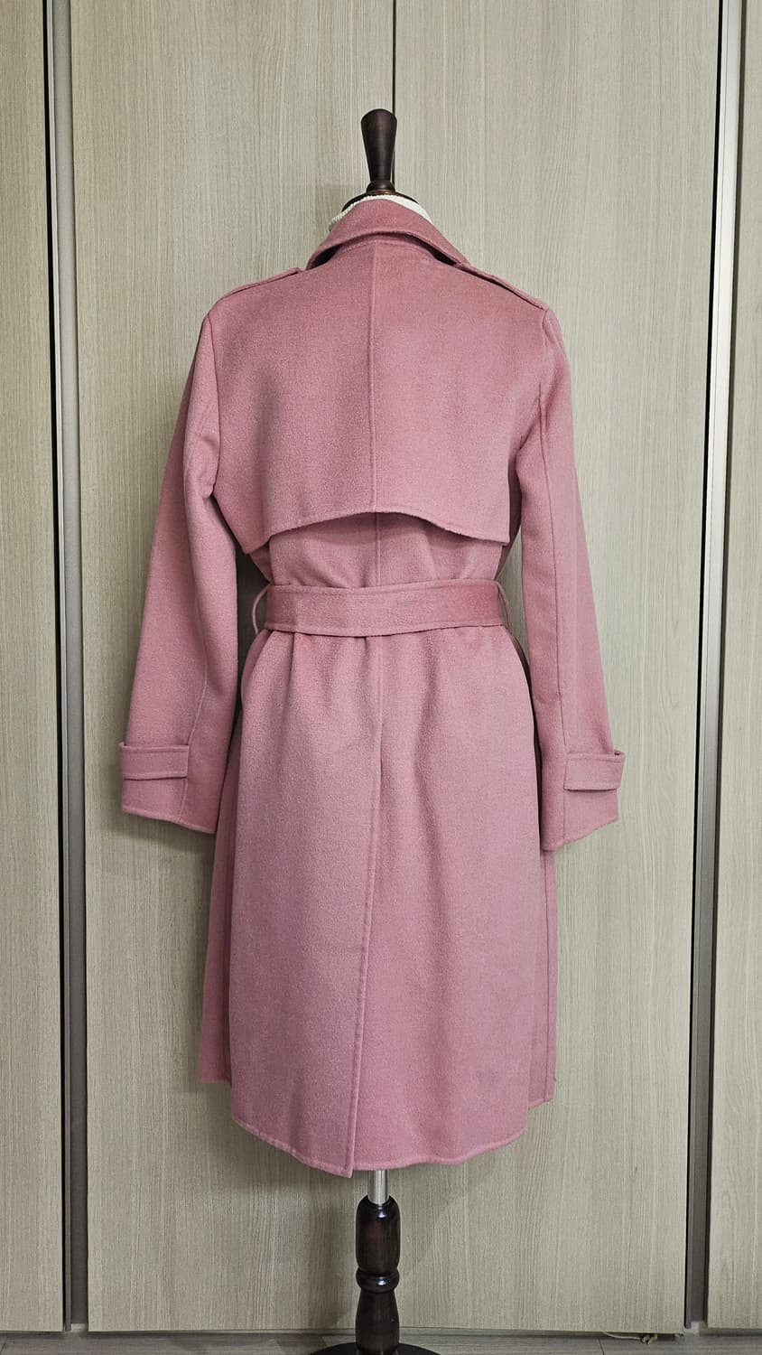 디앤써 D.answer 인디핑크 로브 울코트 상태최상  드라이클리닝 완료 상품이미지6