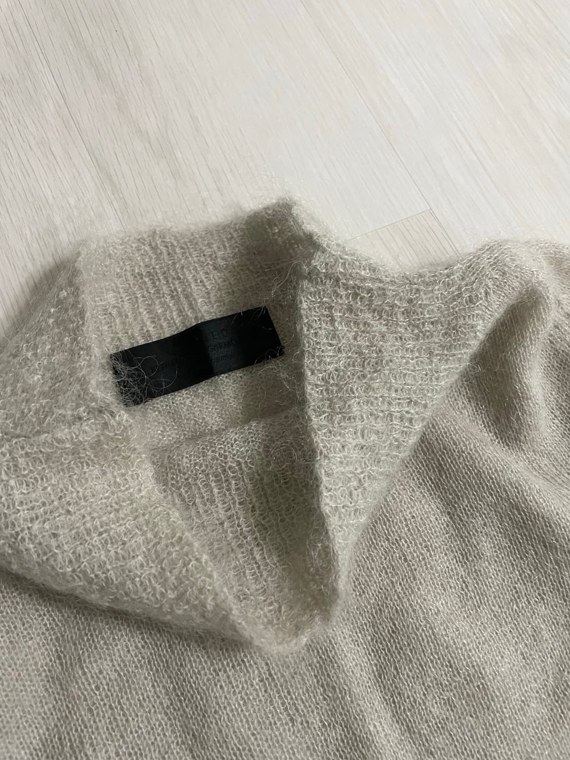 언유즈드 Unused 앙고라 반폴라 니트 00 상품이미지2