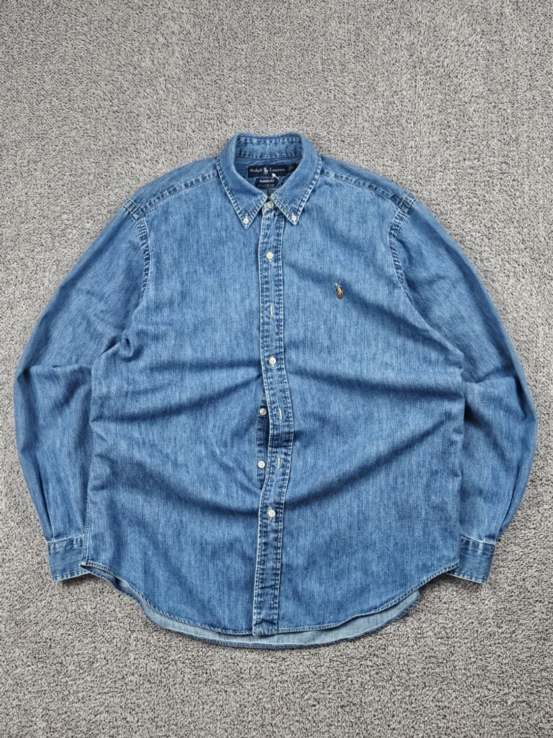 폴로랄프로렌 포니 클래식 핏 데님 셔츠 ( L ) / 10532 상품이미지1