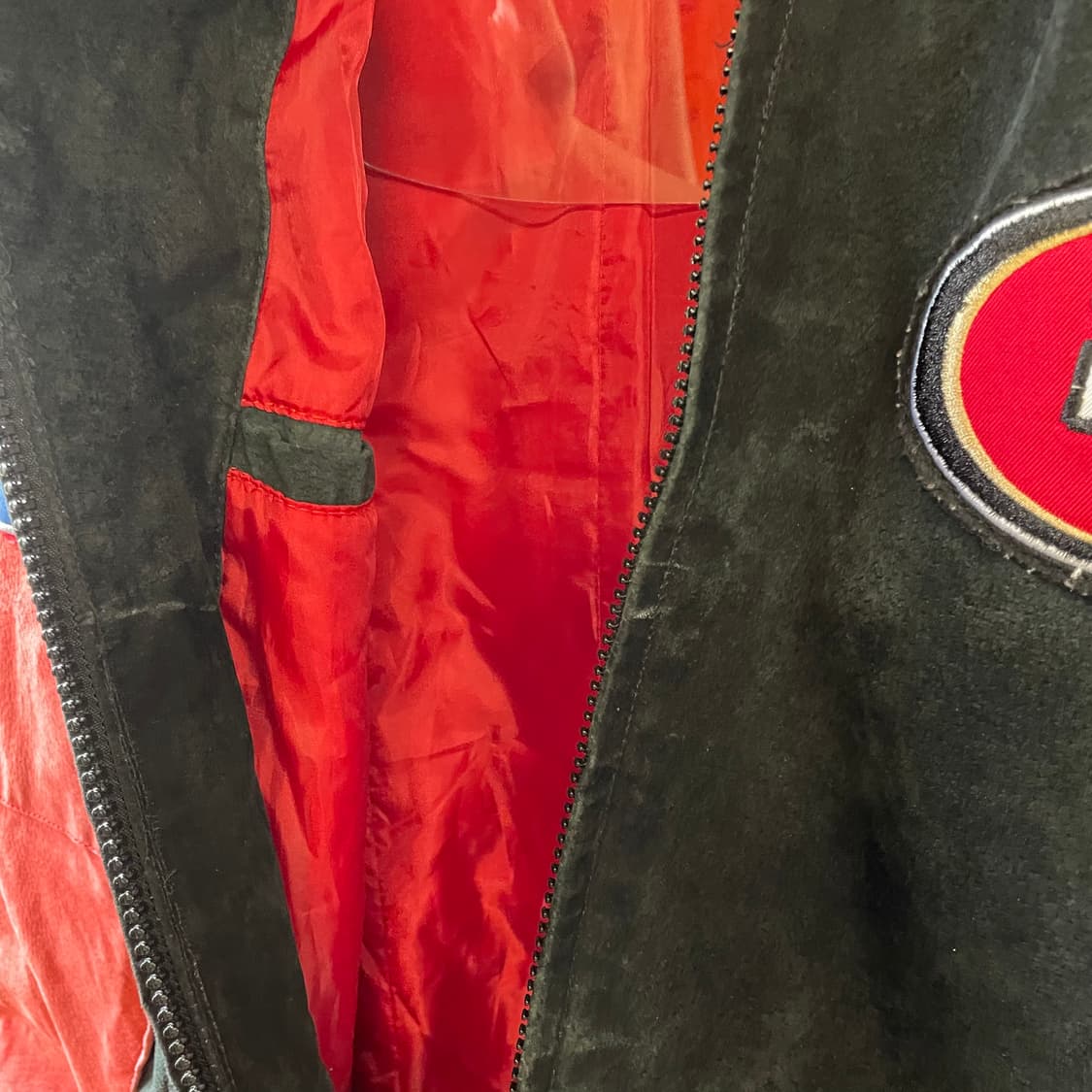 앤에프엘 포티 나이너스 가죽 스웨이드 봄버자켓 상품이미지7