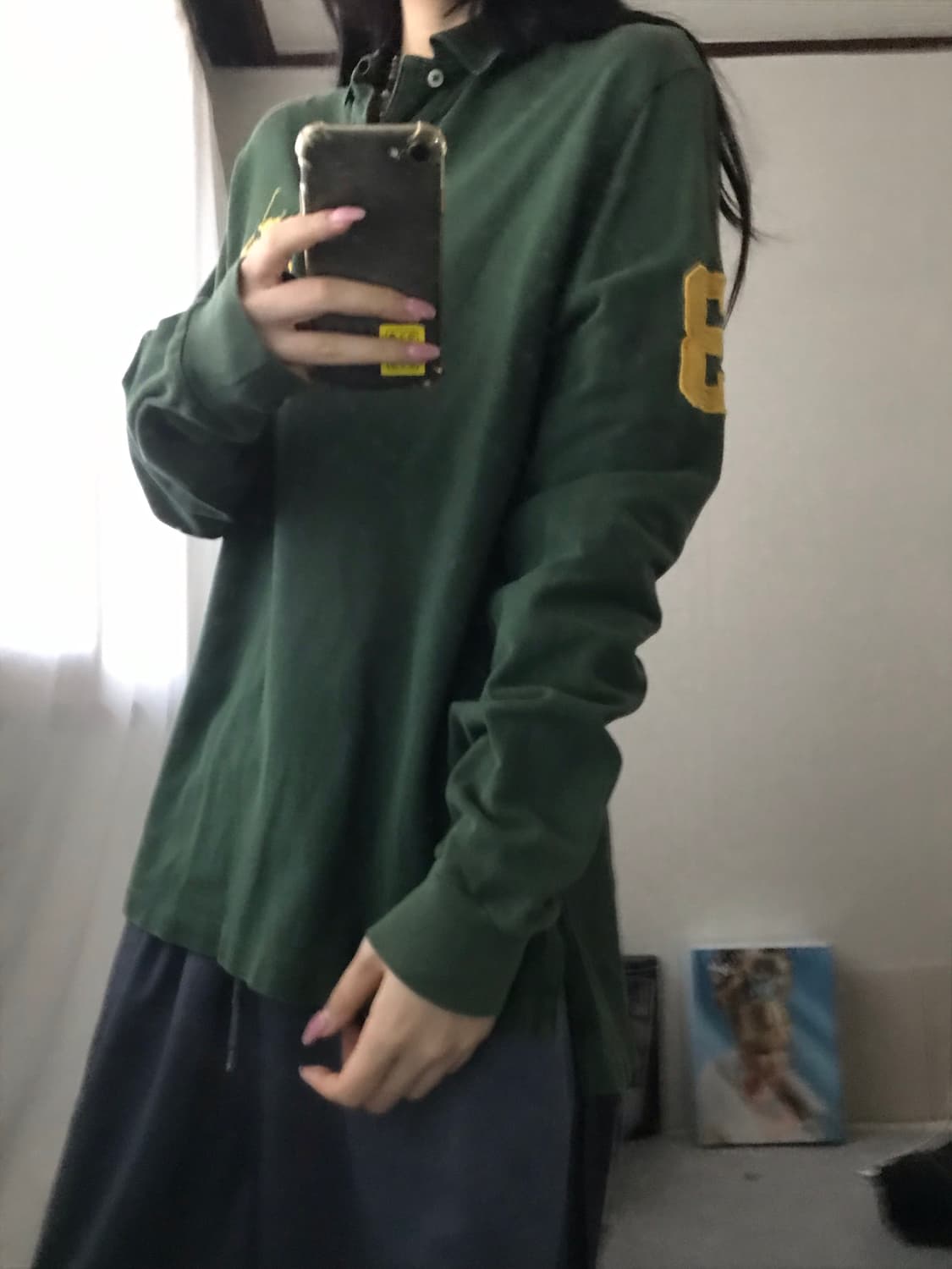 폴로 그린 빅포니 럭비티셔츠 상품이미지3