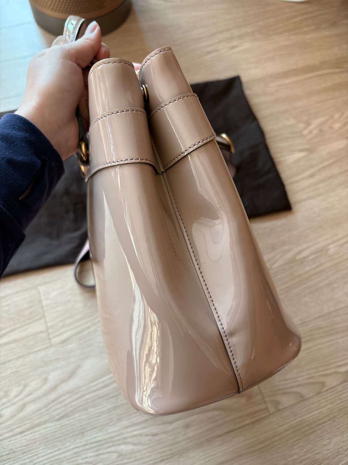 구찌 홀스빗 페이던트 레더 탑핸들백 가방  상품이미지3