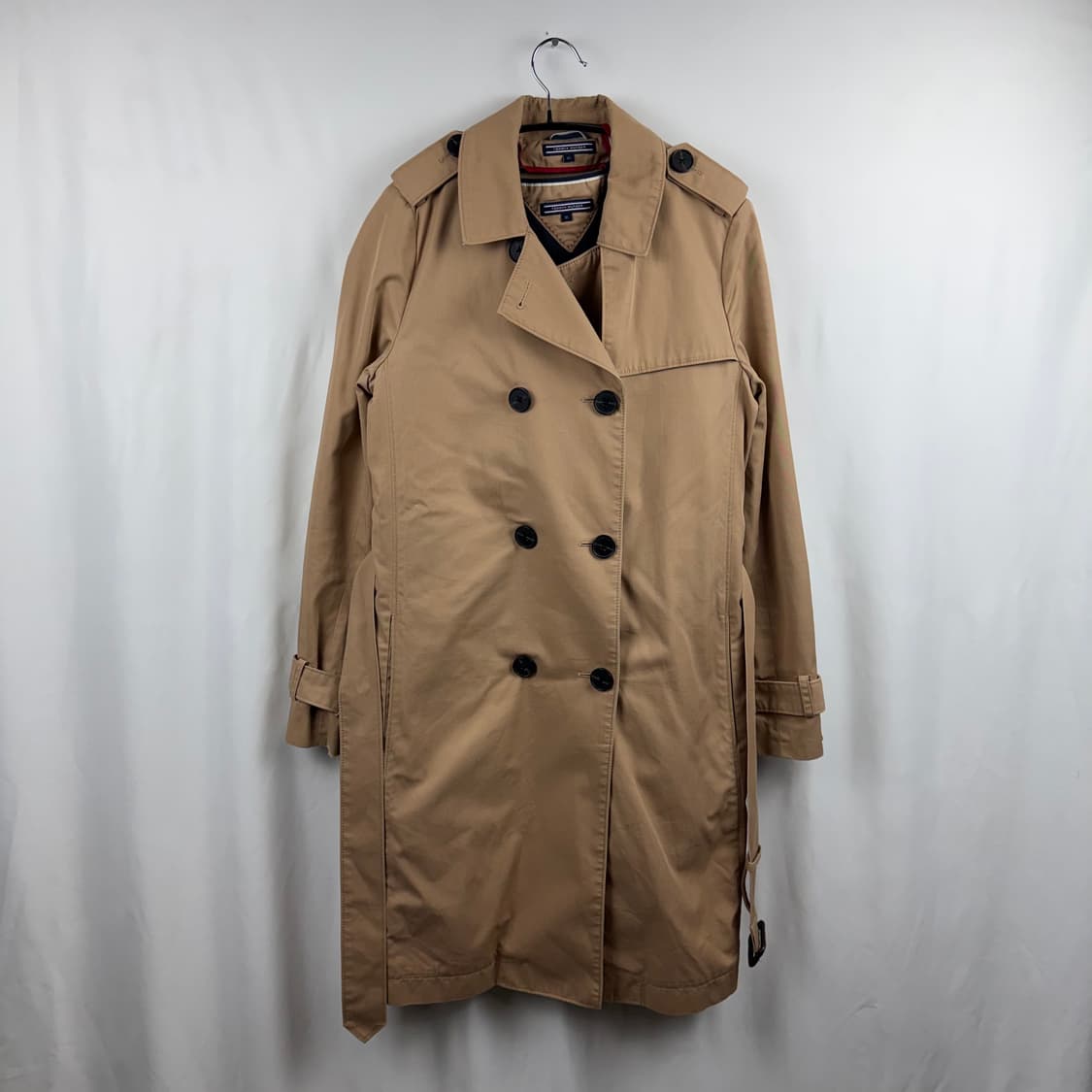 (XS) 타미힐피거 내피포함 트렌치 코트 베이지 상품이미지2